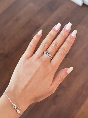 APM Monaco Ring With Sliding Hoops